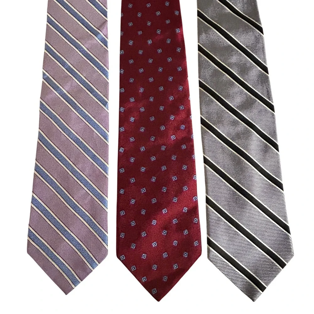 Brooks Brothers Silk Tie Lot – Made‎ in USA, Woven in Italy, 3.5